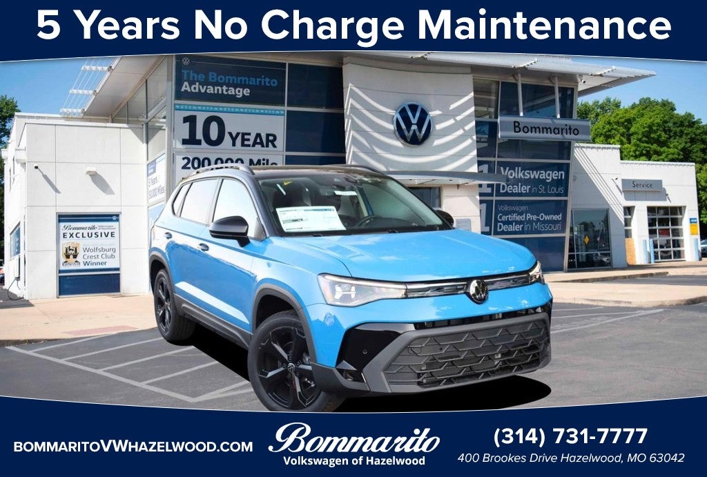 2025 Volkswagen Taos SE Black 4MOTION