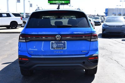 2025 Volkswagen Taos SE Black 4MOTION