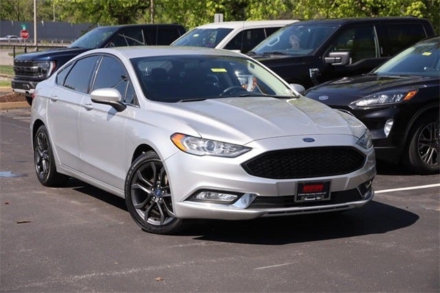 Used 2018 Ford Fusion S with VIN 3FA6P0G77JR239111 for sale in Ellisville, MO