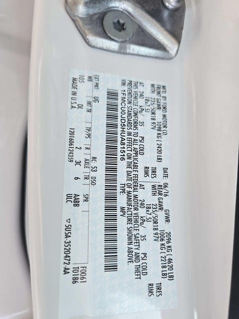 2017 Ford Escape Titanium