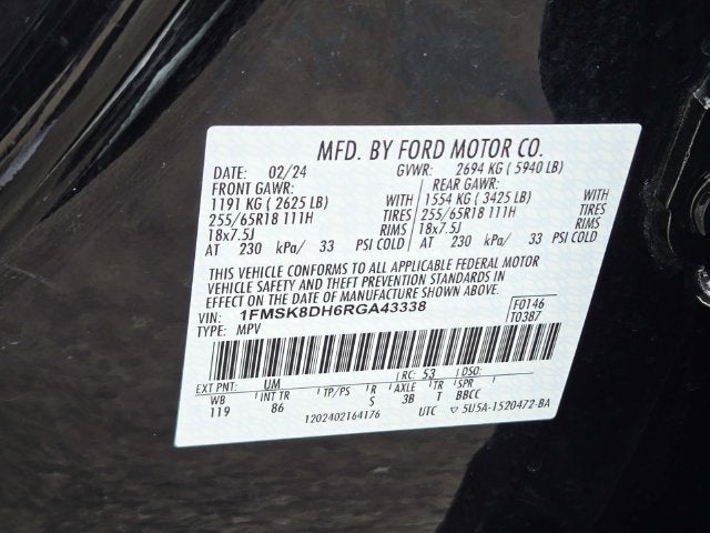 2024 Ford Explorer XLT