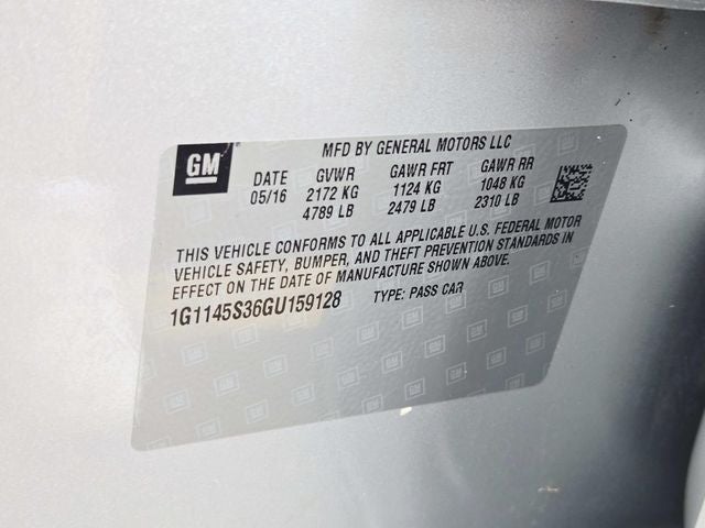 2016 Chevrolet Impala LTZ 2LZ