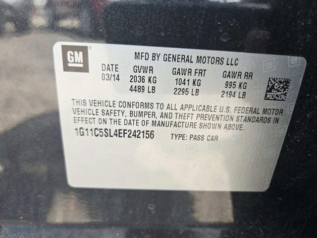2014 Chevrolet Malibu LT 1LT