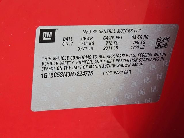 2017 Chevrolet Cruze LS