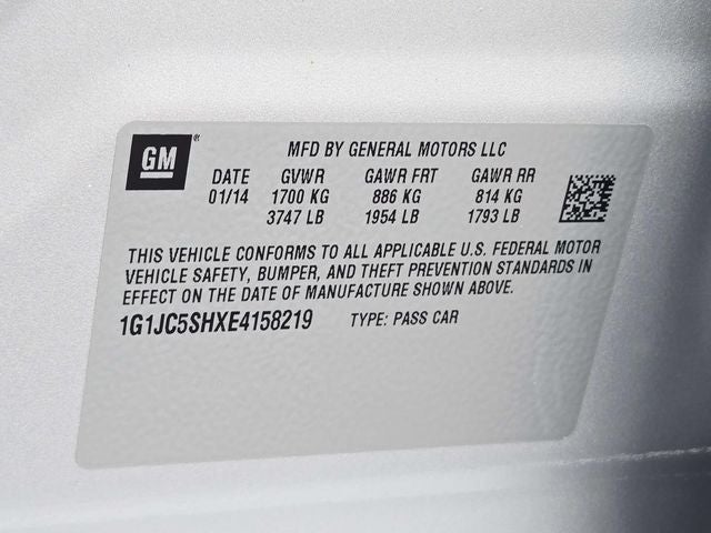 2014 Chevrolet Sonic LT