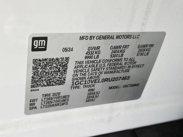 2024 Chevrolet Silverado EV Work Truck