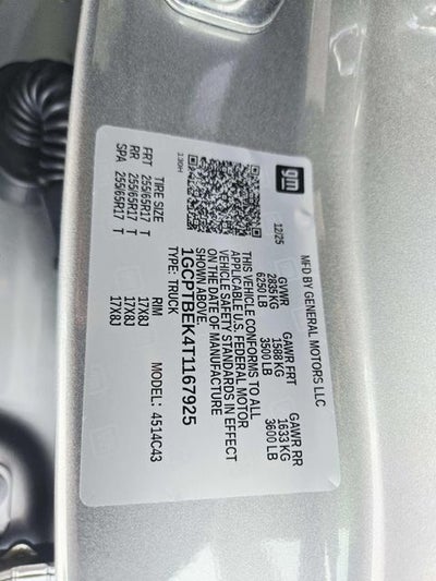 2026 Chevrolet Colorado Work Truck