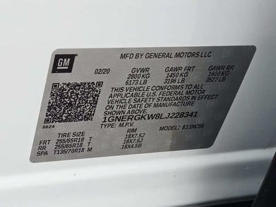 2020 Chevrolet Traverse LT 1LT