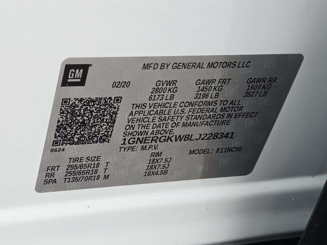 2020 Chevrolet Traverse LT 1LT
