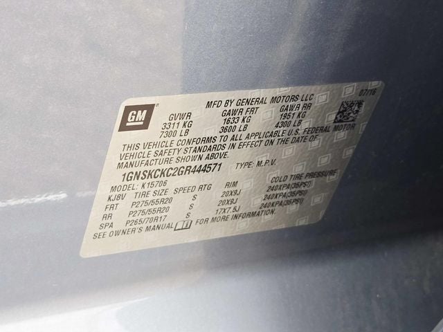 2016 Chevrolet Tahoe LTZ