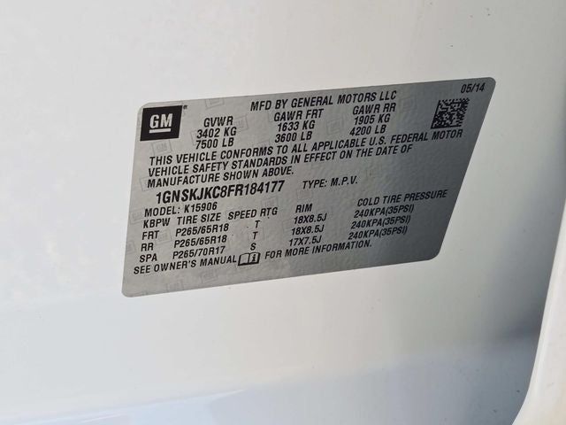 2015 Chevrolet Suburban LT