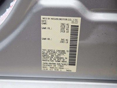 2022 Nissan Altima 2.5 S