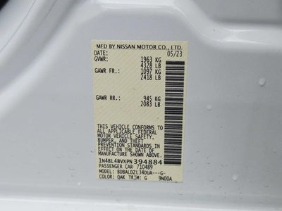 2023 Nissan Altima 2.5 S