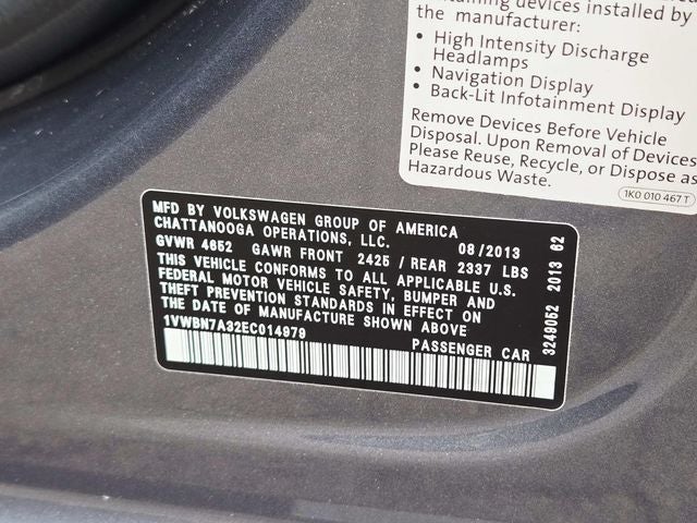 2014 Volkswagen Passat TDI SE