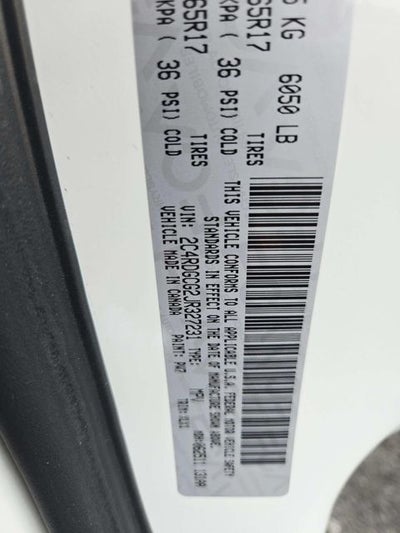 2018 Dodge Grand Caravan SXT