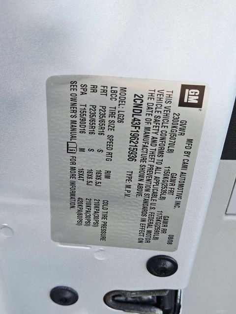 2009 Chevrolet Equinox LT 1LT