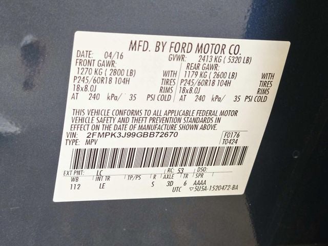 2016 Ford Edge SEL