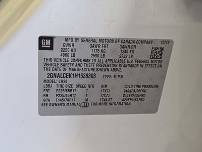 2017 Chevrolet Equinox LT