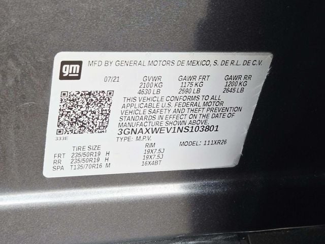 2022 Chevrolet Equinox RS