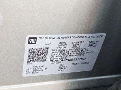 2025 Chevrolet Blazer EV RS