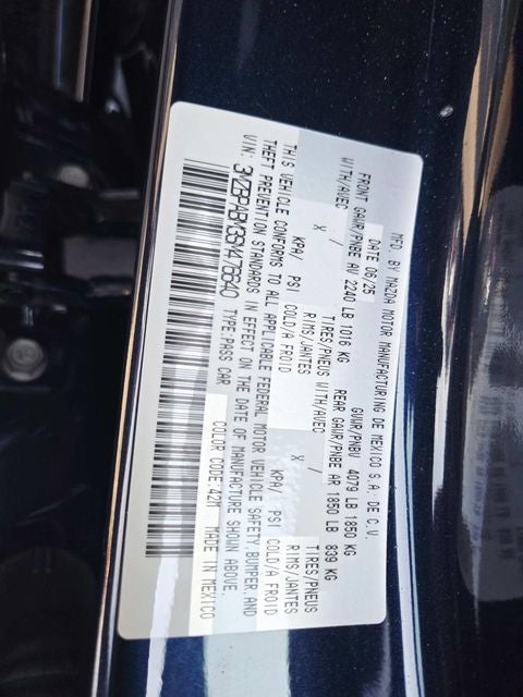 2025 Mazda Mazda3 2.5 S Select Sport