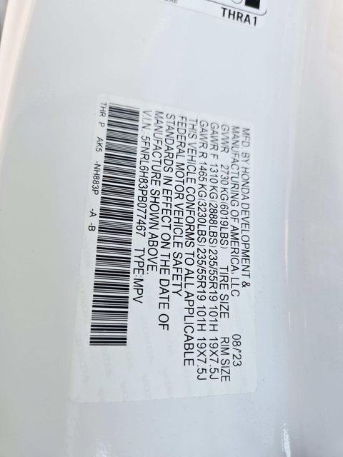 2023 Honda Odyssey Touring