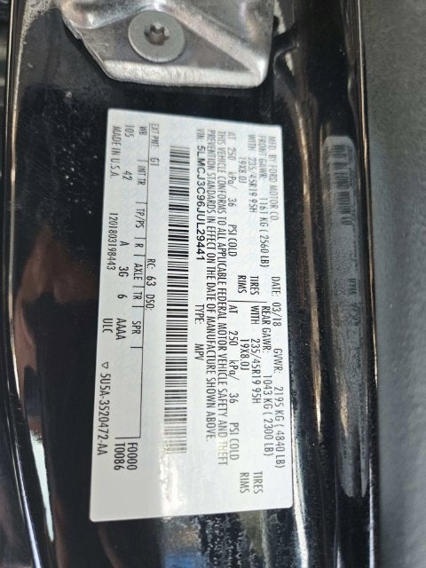 2018 Lincoln MKC Reserve