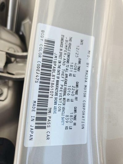2026 Mazda Mazda3 2.5 S Select Sport