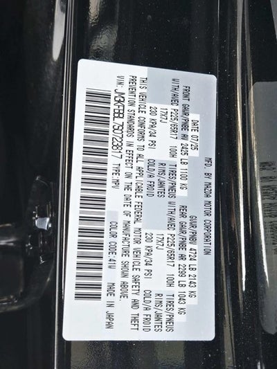 2025 Mazda Mazda CX-5 2.5 S Select Package