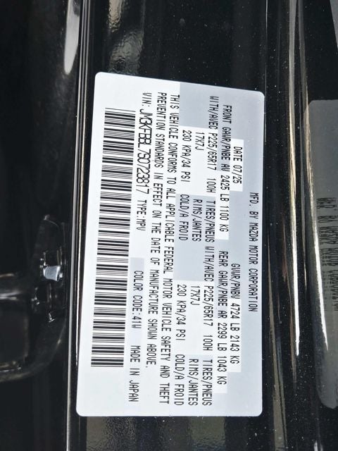 2025 Mazda Mazda CX-5 2.5 S Select Package