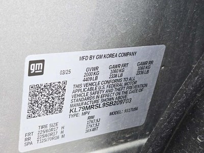 2025 Chevrolet TrailBlazer LT