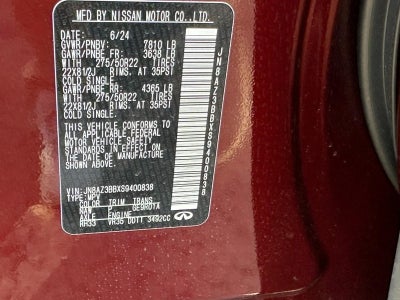 2025 INFINITI QX80 LUXE AWD