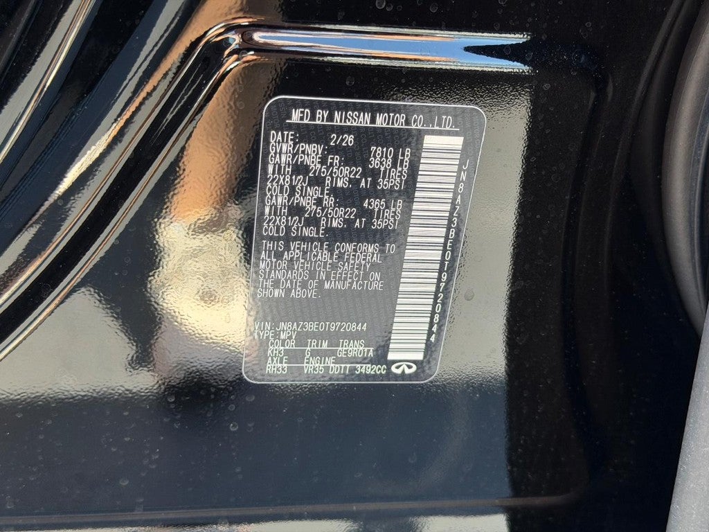 2026 INFINITI QX80 LUXE AWD