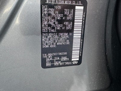 2026 INFINITI QX80 AUTOGRAPH AWD