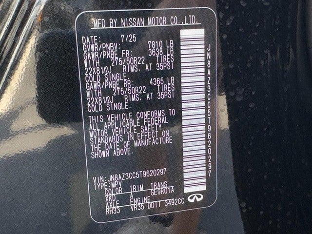 2026 INFINITI QX80 AUTOGRAPH AWD