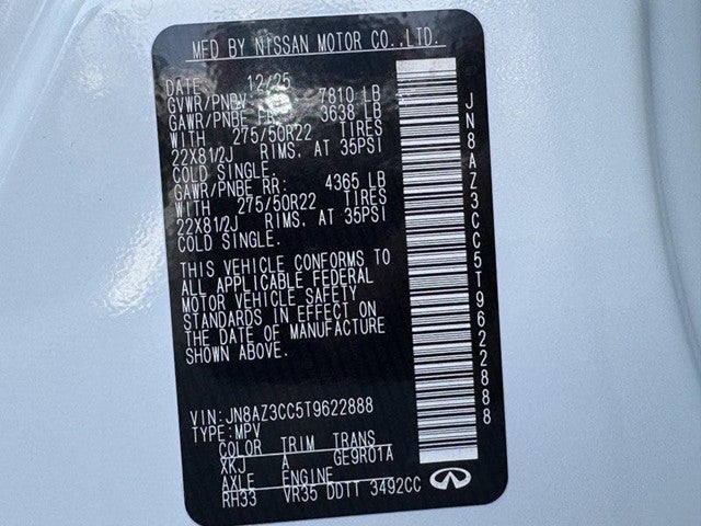 2026 INFINITI QX80 AUTOGRAPH AWD