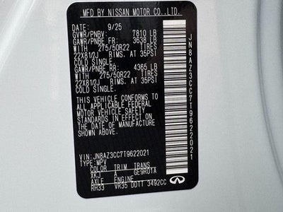 2026 INFINITI QX80 AUTOGRAPH AWD