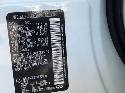 2026 INFINITI QX80 AUTOGRAPH AWD