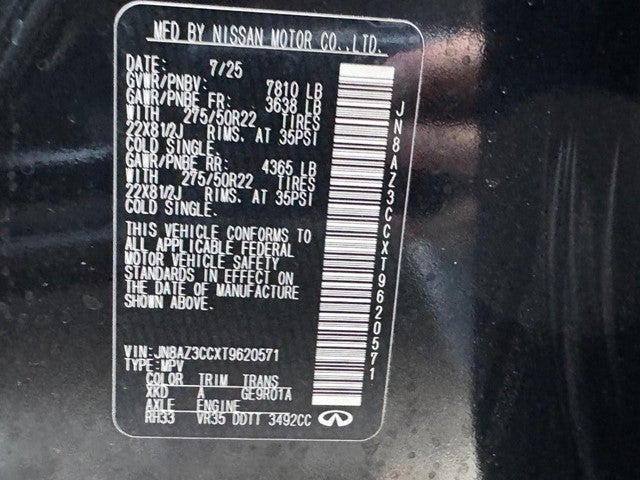 2026 INFINITI QX80 AUTOGRAPH AWD