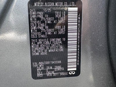 2026 INFINITI QX80 SPORT AWD