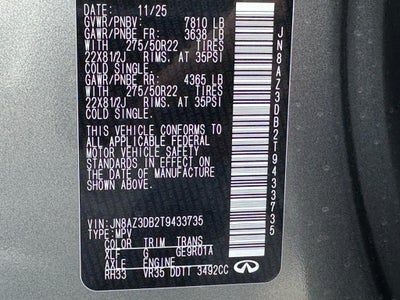 2026 INFINITI QX80 SPORT AWD