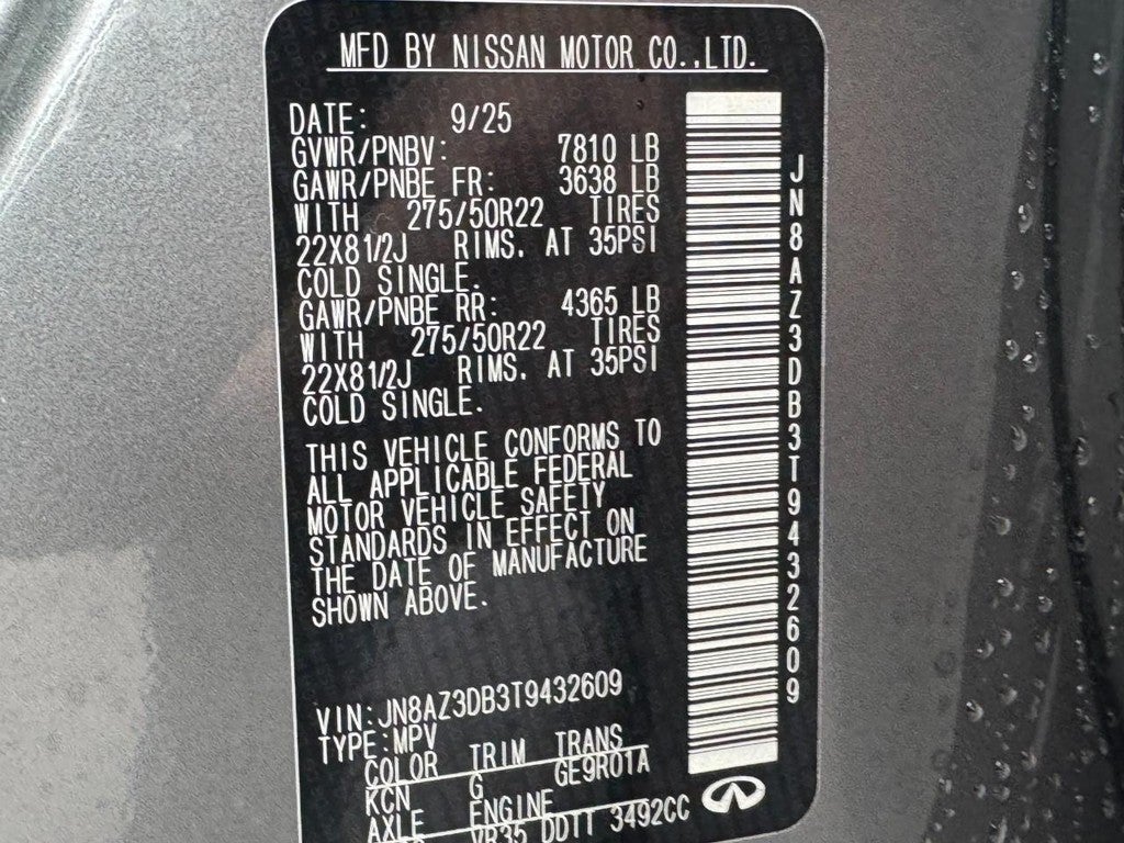 2026 INFINITI QX80 SPORT AWD