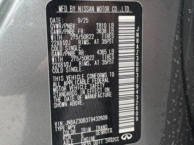 2026 INFINITI QX80 SPORT AWD