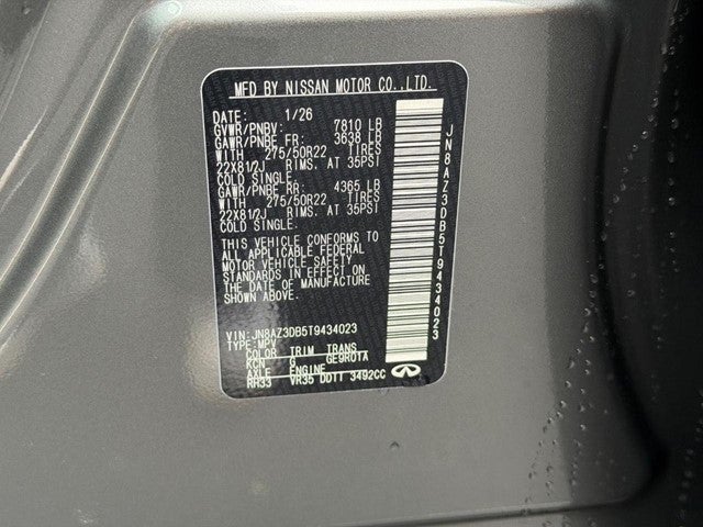 2026 INFINITI QX80 SPORT AWD