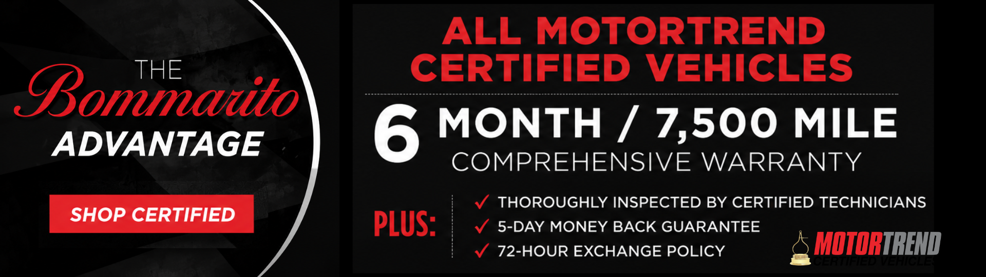 All Motortrend Certified Vehicles